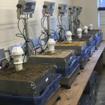 Soil calibration in lab