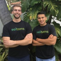  John Sutor and Carlos Mercado-Lara, creators of SciTeens. 