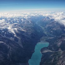 Image taken over the Canadian Rockies 