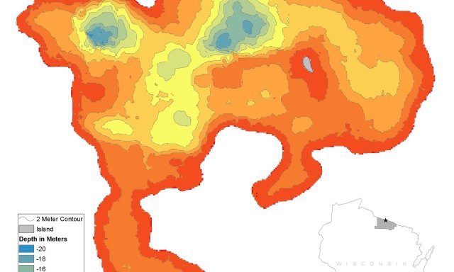 Bathymetry map of CRAM field site