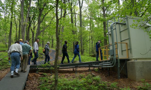The NEON Board of Directors visit the Smithsonian Institute of Conservation Biology