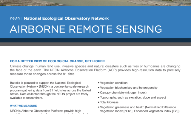 Airborne Remote Sensing Borchure
