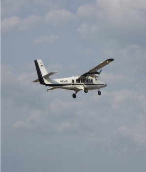 AIO twin otter over a NEON field site