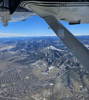 Photo boulder flatirons