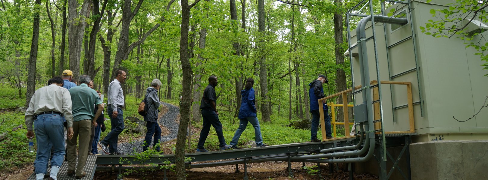 The NEON Board of Directors visit the Smithsonian Institute of Conservation Biology