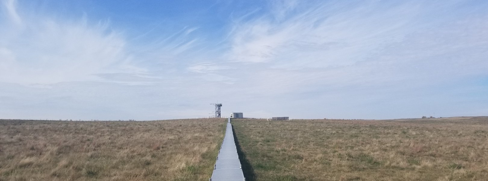 Flux tower at WOOD field site in North Dakota
