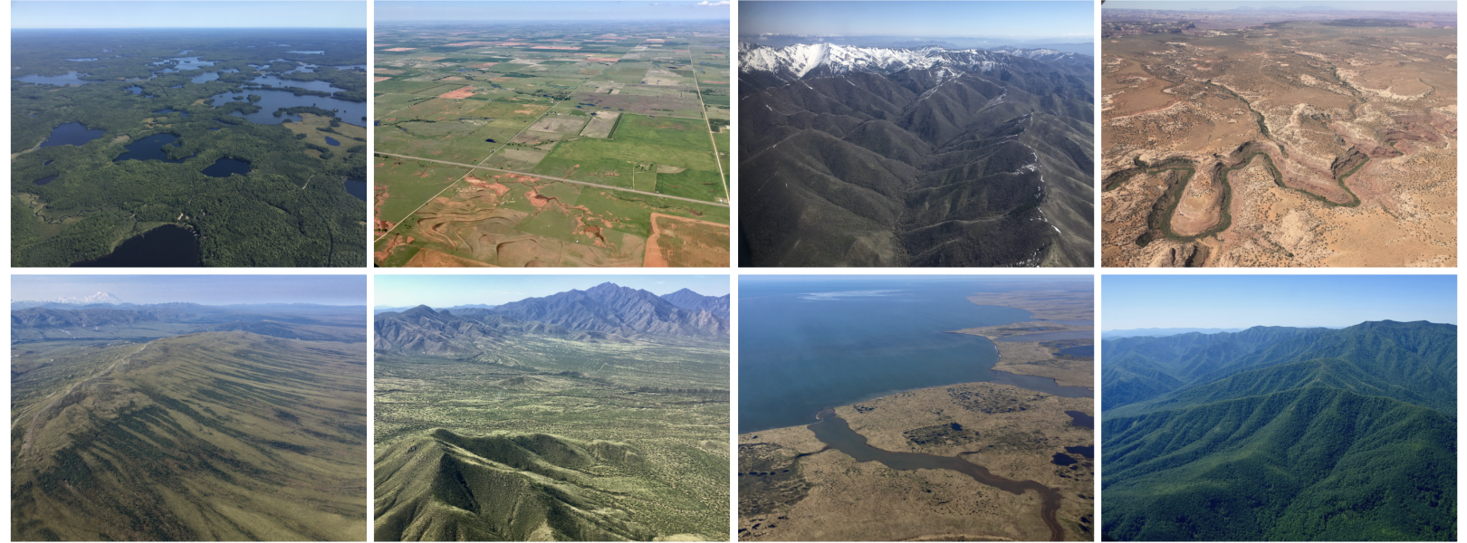 Aerial views of NEON sites