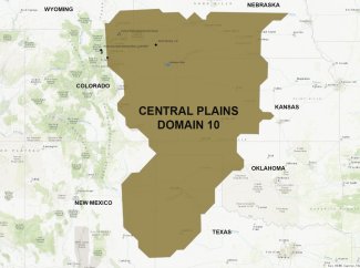 Central Plains, Domain 10 Map