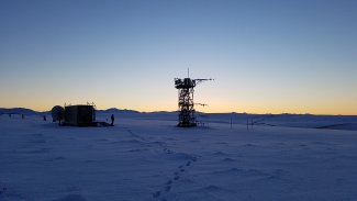 Flux tower at TOOL in November