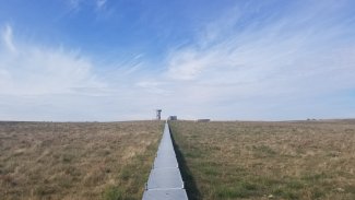 Flux tower at WOOD field site in North Dakota