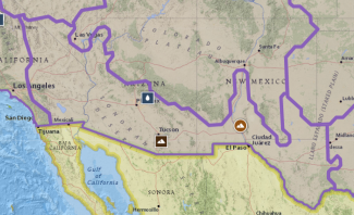 Map of Domain 14 - Desert Southwest