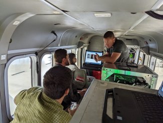 ASO Abe Morrison conducting a tour