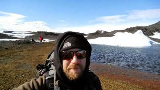 Eric Sokol in Antarctica