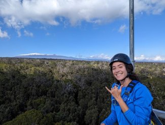 Tristyn Wiehl on PUUM tower