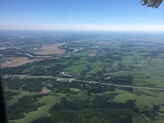 KONA and KONZ from the air