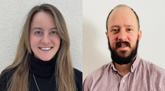 Jessie Hall and Aaron Schoofs