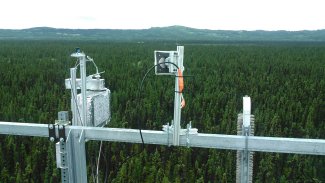A PhotoSpec instrument at the DEJU field site in Alaska