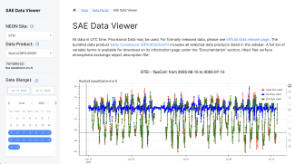 screenshot of SAE visualization tool