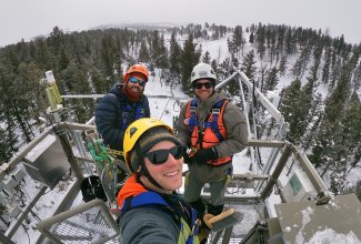 Yellowstone site Winter Tower training