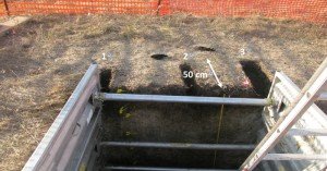 Soil pit