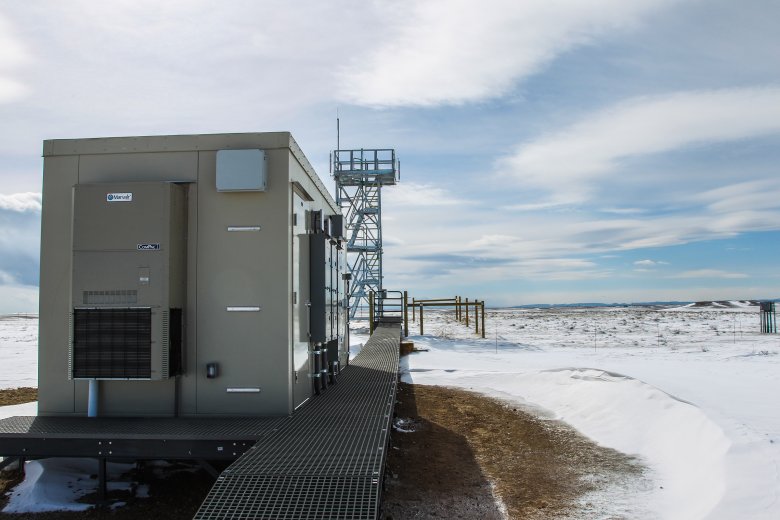 First day of field deployment at the CPER field site