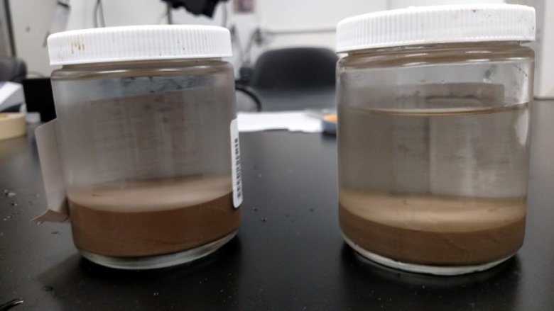 Sediment sample jars
